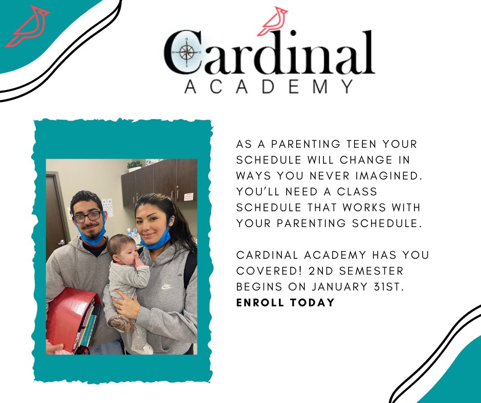 AcademyBoise's tweet photo. Enroll TODAY at https://t.co/fPW9Fif5Li

#booth #cardinalacademy #teenmom #teendad 
#thesalvationarmy #cardinalatbooth #parenthood #highschooldiploma #cardinalsnest 
#youngparents https://t.co/x3mhiV1rdv