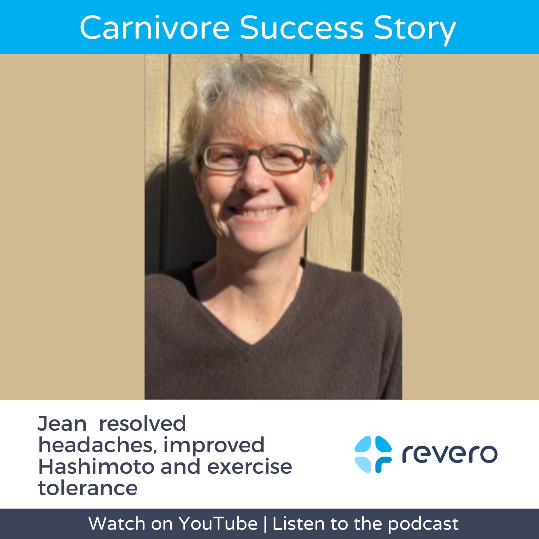 SBakerMD's tweet photo. Revero Success Story: Jean C
Listen to MeatRx podcast or watch the full episode on YouTube: https://t.co/GUHhp8XKDW
https://t.co/mKsLuoNTq7
#Revero #ReveroHealth #MeatRx #ReveroCommunity #ReveroCoach #ReveroSuccess https://t.co/RMytviIXzJ
