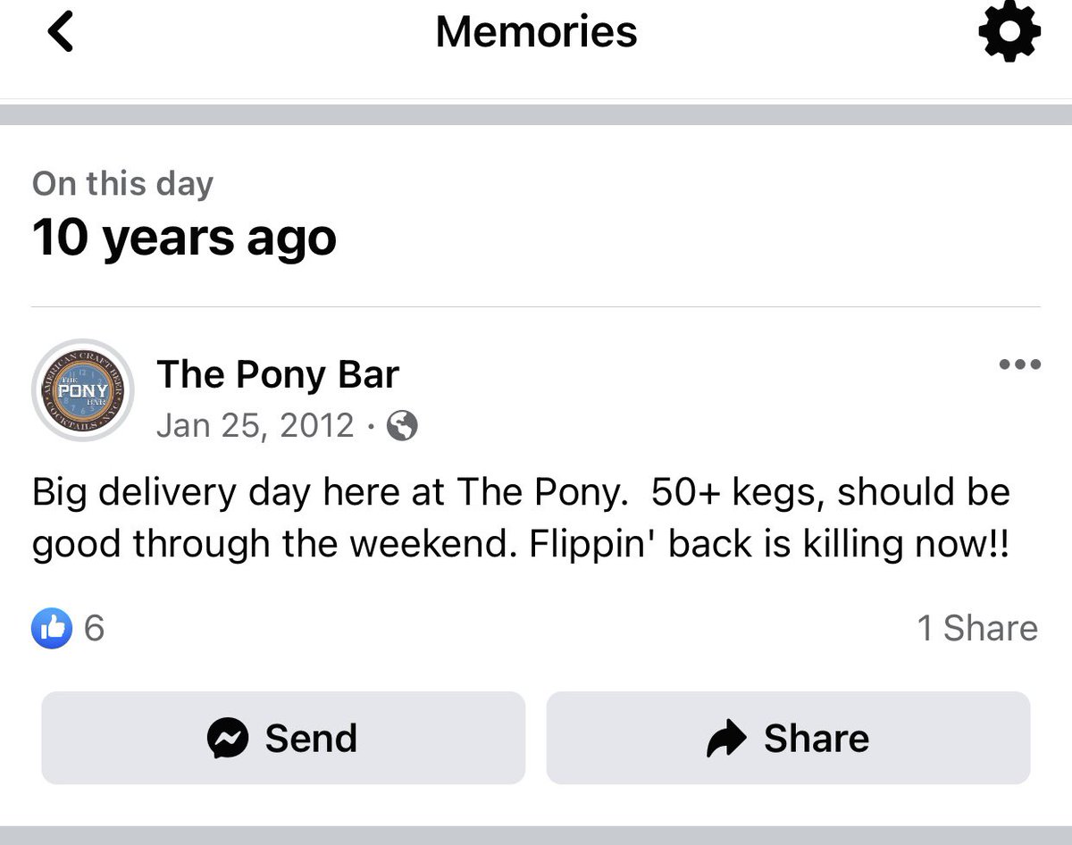 ThePonyBar's tweet photo. Ten years ago - when @ThePonyBar took a 50 KEG drop because the weekend was coming up.  The weekend….!   Miss those days (sort of)
#kegdrop #walkinboxtetris #weorderedmorebeeronmonday #staygoldpony #nybeer #nycbeer https://t.co/8jgtckxL8P