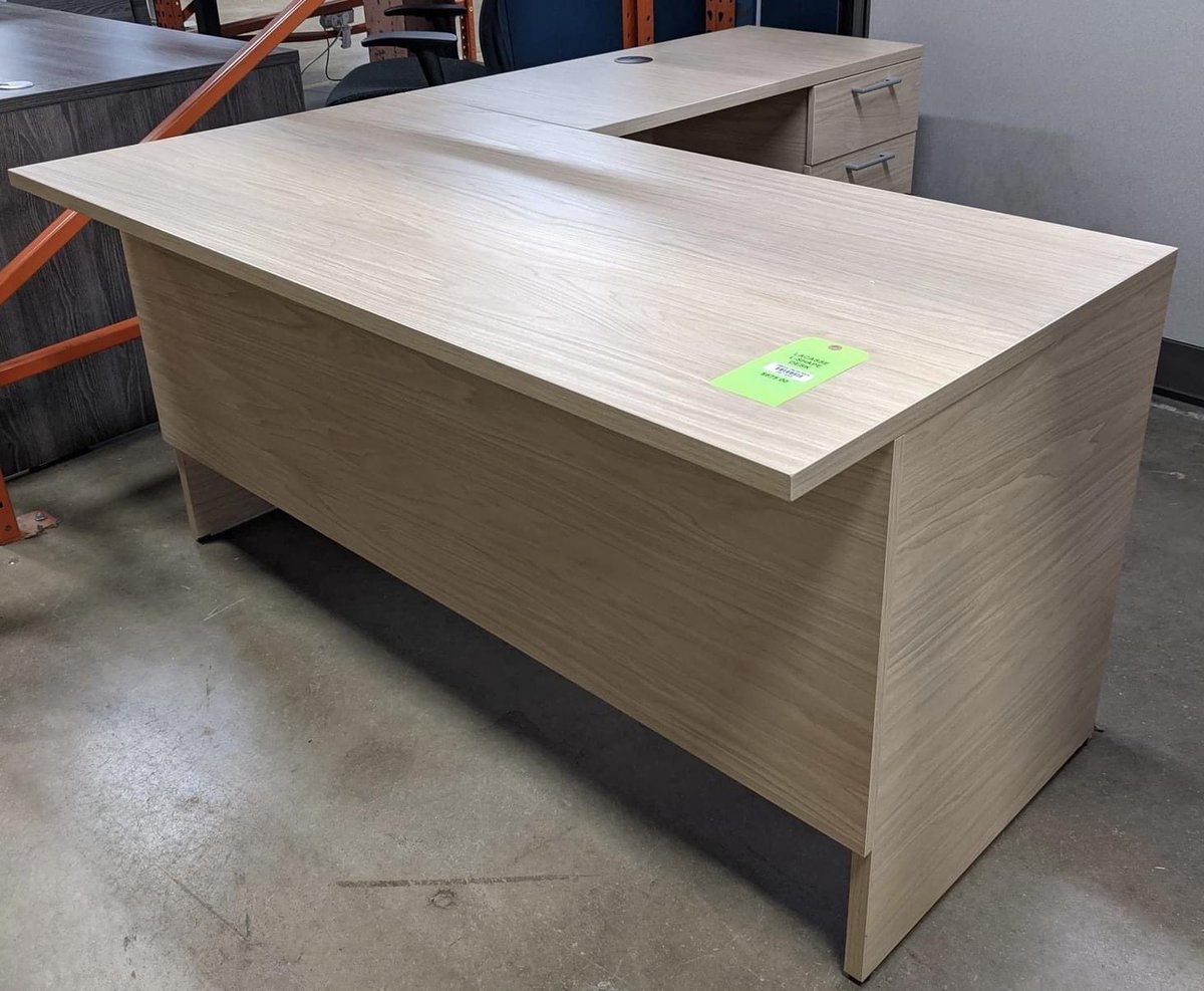 CFS_MplsMN's tweet image. In need of a new and improved work space? We have a Groupe Lacasse Laminate L-Shaped Desk ready for pickup or delivery! It is on sale for $675. Call CFS or stop by our office today. #TotalWorkplaceSolutions