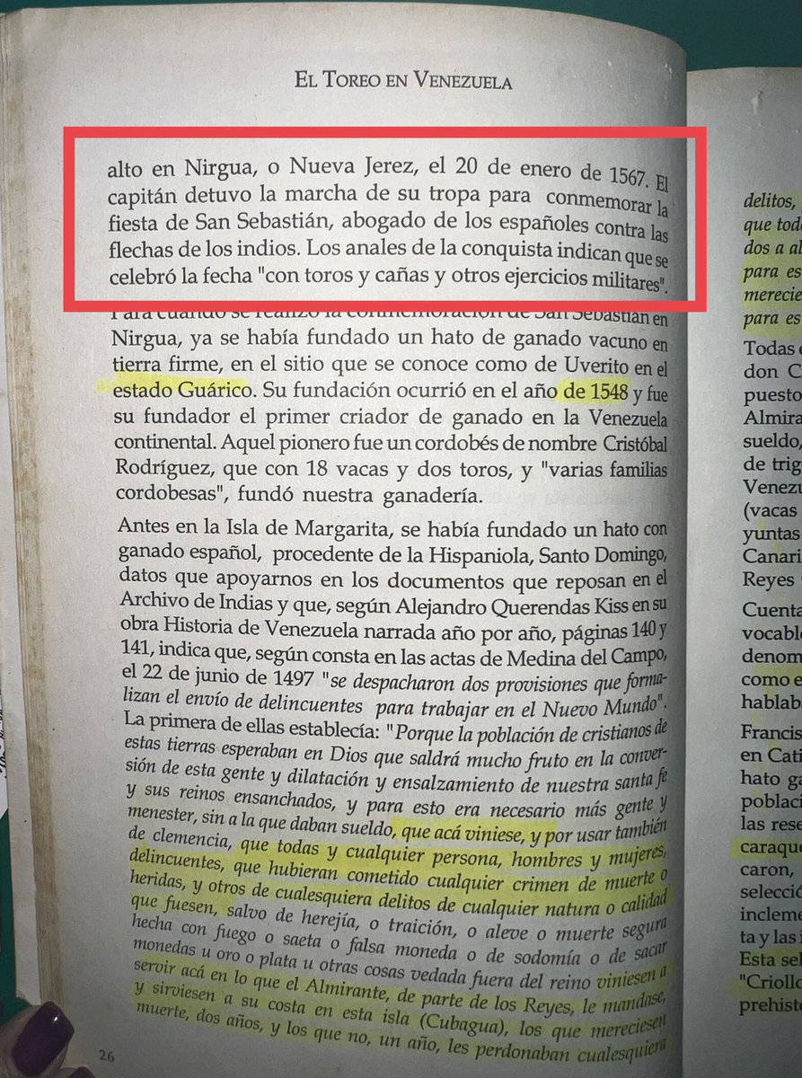 ¿Saben cuándo se celebró por primera vez San Sebastián con corrida de toros y todo? más aún, ¿quién la montó?
Si crees que en #Venezuela debemos avanzar en el proceso de descolonización, te vas a caer de espalda con lo que dice este libro 👇👇 #VenezuelaSinCorridasDeToros