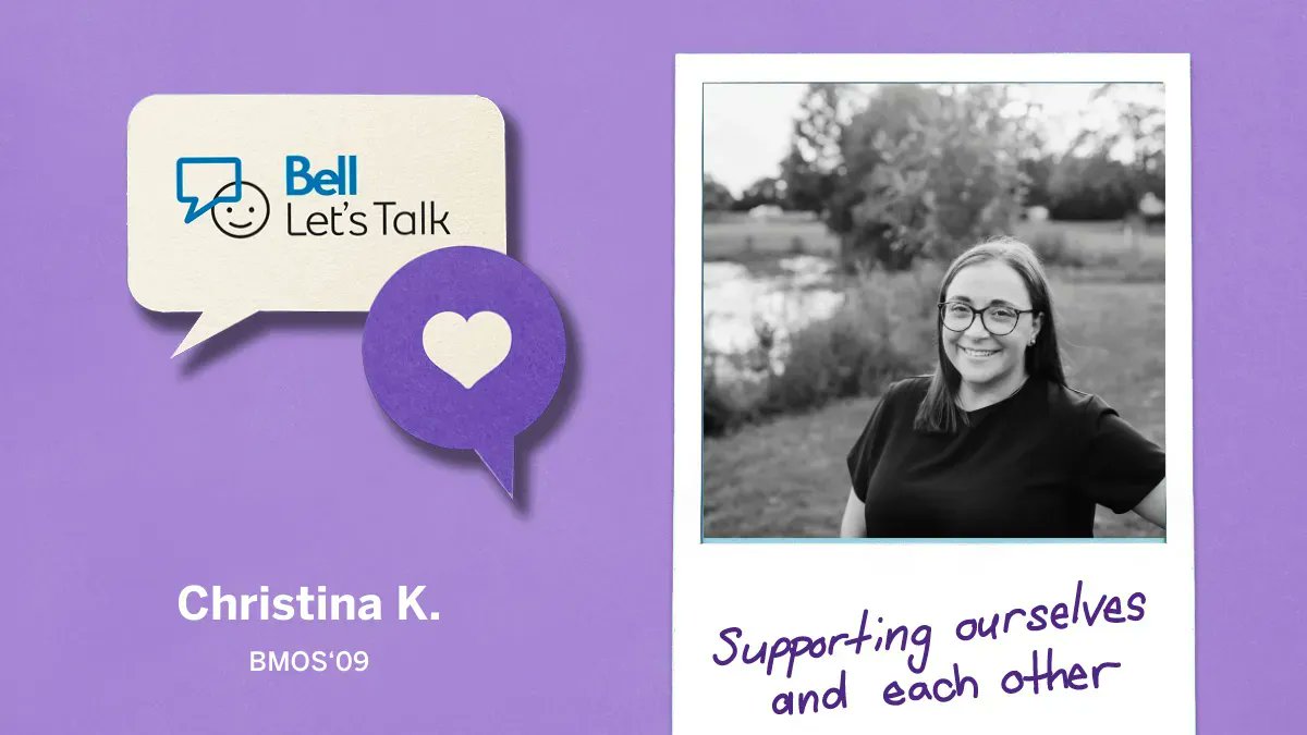 “On #BellLetsTalk Day, and every day, make sure to take some time to yourself. That might be a 20-minute walk around your neighbourhood, 10 minutes of meditation, or a 5-minute stretch. Doing something small can go a long way.' #WesternU