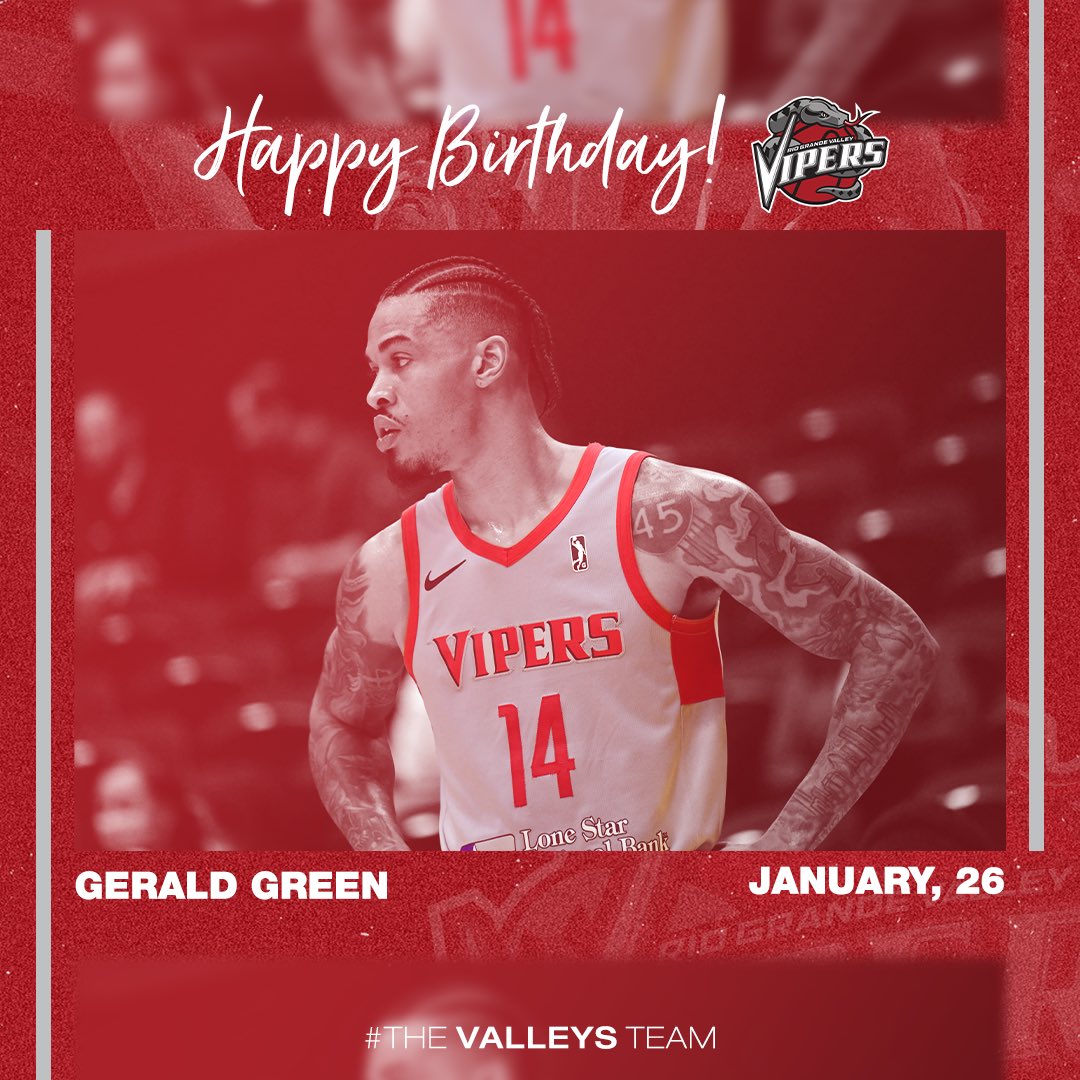 Happy birthday, Gerald Green!   