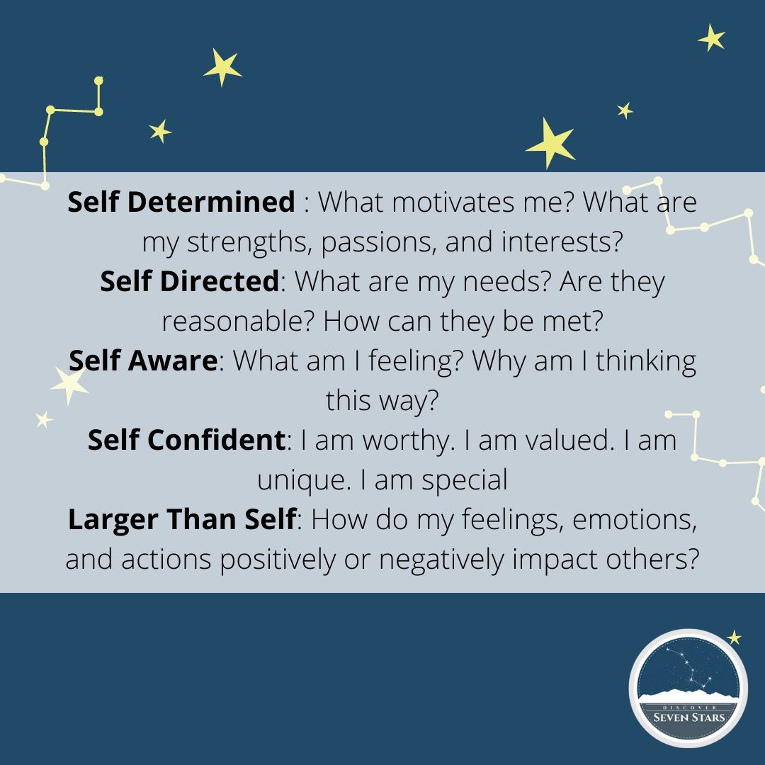 SevenStarsAcade's tweet photo. Seven Stars believes in the power of self. At our autism program for teens with nonverbal learning disorders and other challenges, your child will learn to be:

#PowerofSelf #LearningToBe https://t.co/5vHByuJPKF