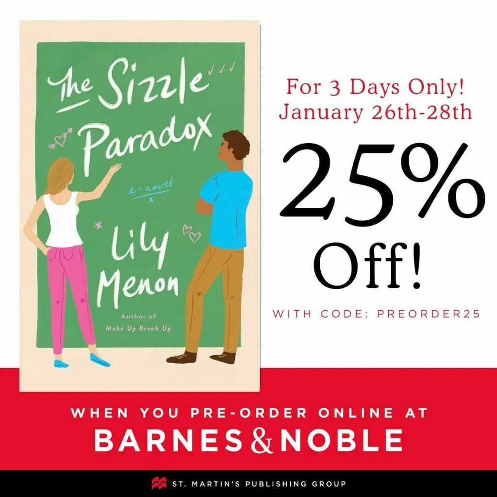 Hey, hey! You can preorder my next adult rom com (a steamy best friends to lovers story!!) for 25% off at B&N right now. 😍😍😍 instagr.am/p/CZNiOBDLg3T/