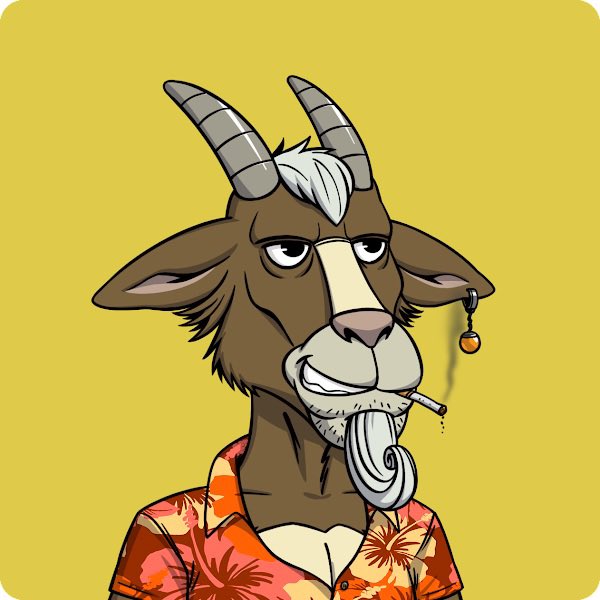 VenomInject's tweet photo. Joined the @goatlodge family!! 🐐#HOFG #BAYC #NFTCommunity #NFTs #WAGMI #ETH #BullishAF https://t.co/ADjZRZvWPD