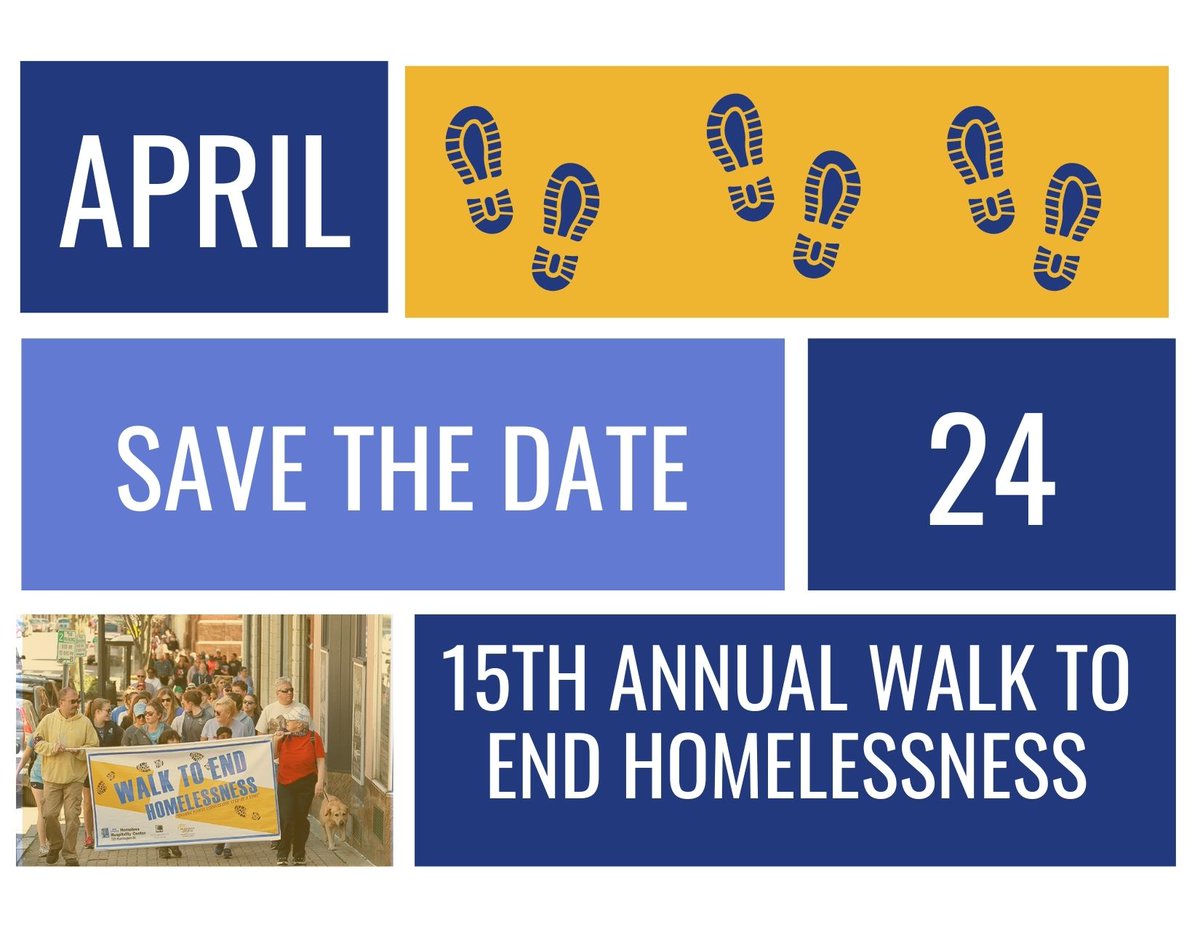NLHHC's tweet photo. Spring will come and so will the 15th Annual Walk to End Homelessness.  Mark your calendar for Sunday, April 24, 2022, 
1 p.m., starting at New London's Parade Plaza.  Registration starts March 1 at https://t.co/Y1CegLSe8o. https://t.co/V96VdLaiNz