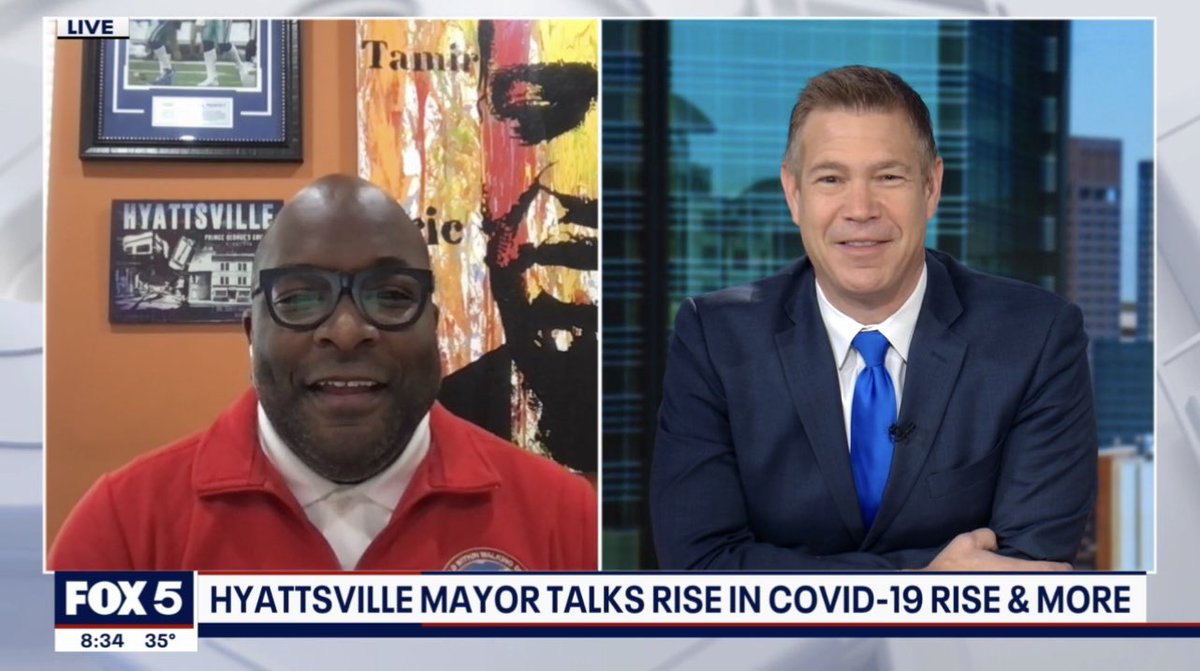 stevechenevey's tweet photo. This hits hard. I just talked with Hyattsville Mayor Kevin Ward last Monday and shared a laugh about having him do the weather for us. Sending prayers to his family and everyone in Hyattsville this evening π https://t.co/VexMwjOP1d https://t.co/4FPDa5QMeV