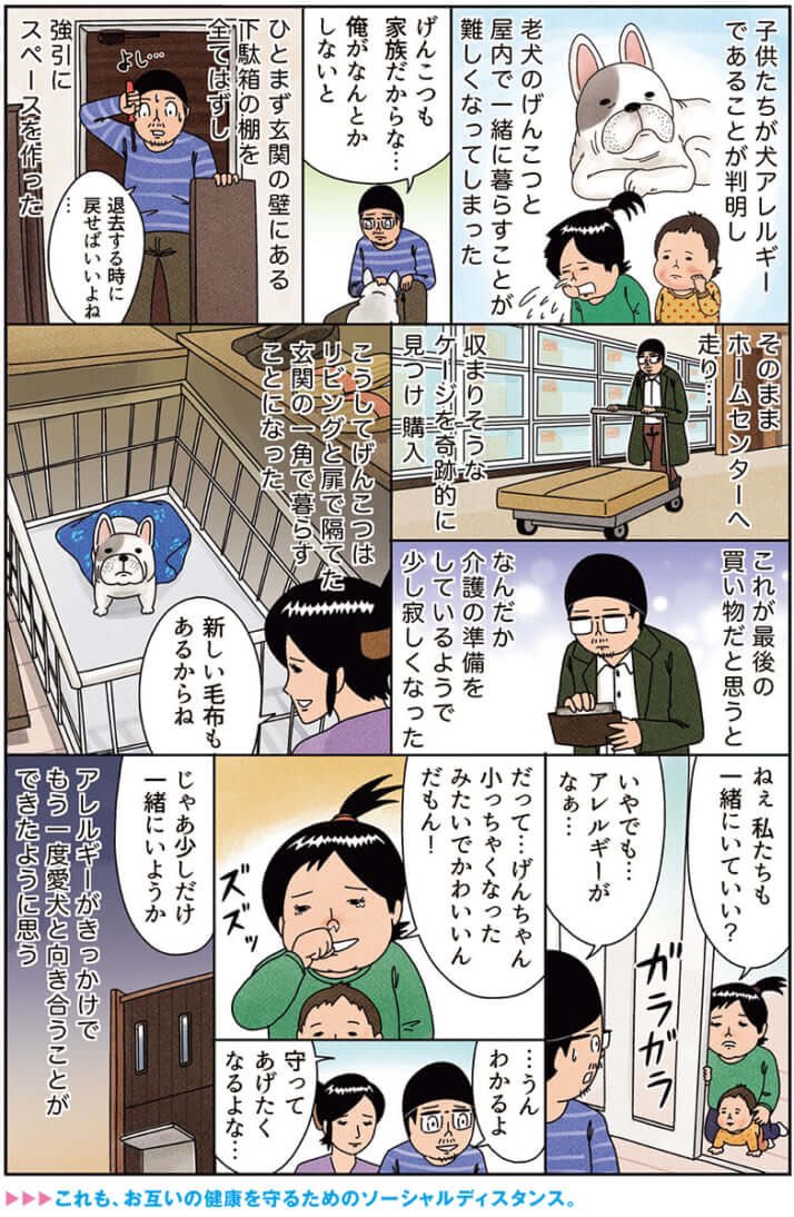 健康漫画「犬アレルギーとの共存(2ページ)」
#俺は健康にふりまわされている 