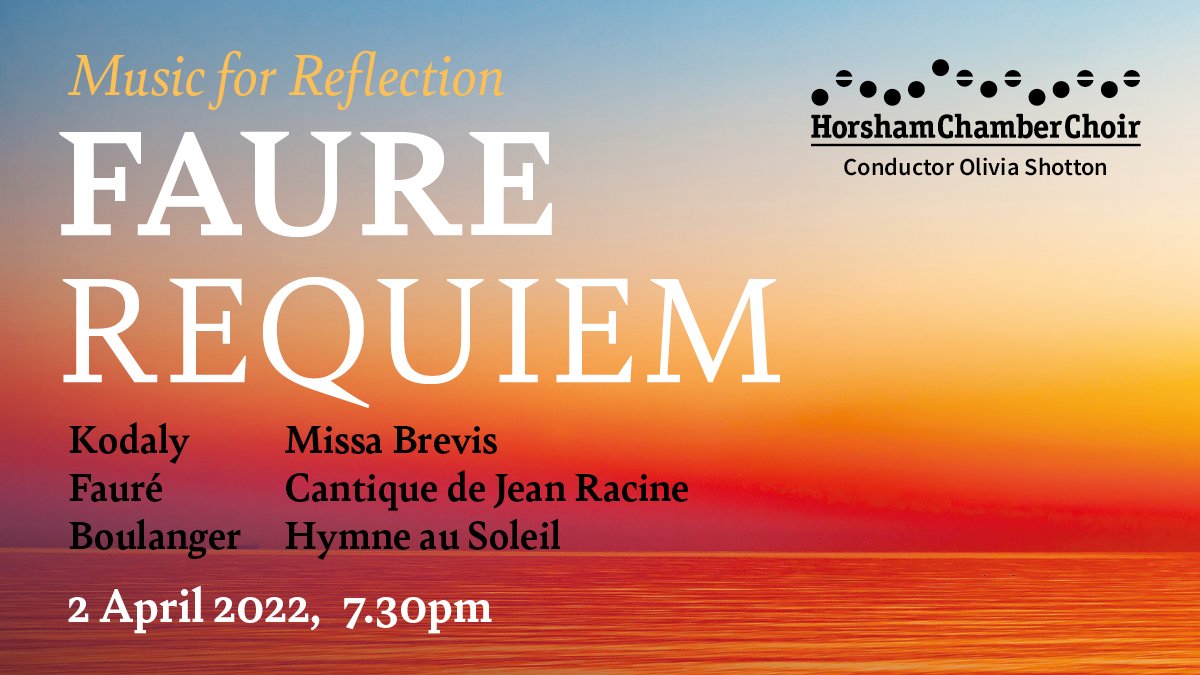 So good to be back! Listen to us on bit.ly/HCCXmas then make a space in your diary for THIS! Website for tickets and further details - see our biog. #horsham #music #choralmusic <a href="/VisitHorsham/">Visit Horsham</a> <a href="/ShottonLiv/">Olivia Shotton</a>