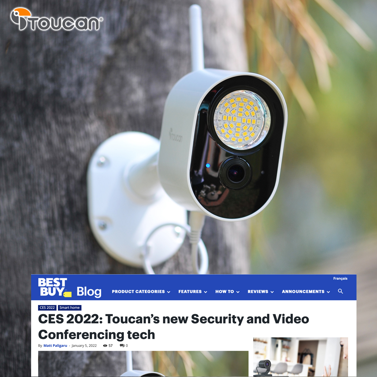 Best Buy Blog covers CES 2022 Toucan’s new Security and Video Conferencing tech.

Read the article at the following link:
toucansolution.com/blogs/news/bes…