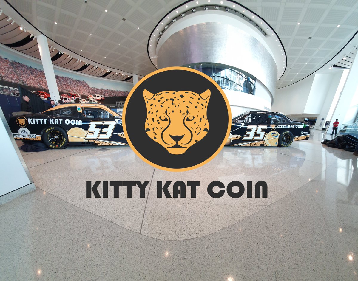 KittyKatCoin (@kittykatcoin) on Twitter photo January 24th, 2022 at the NASCAR Hall of Fame, both cars in the Kitty Kat Cup Racing Series were revealed. These cars will race in Daytona on February 19th! Leopard Versus Panther. #StartYourEngines <a href="/NASCAR/">NASCAR</a> <a href="/NASCARHall/">NASCAR Hall of Fame</a> <a href="/JoeyGaseRacing/">Joey Gase Racing</a> <a href="/ShaneLeeRacing/">Shane Lee</a> January 24th, 2022 at the NASCAR Hall of Fame, both cars in the Kitty Kat Cup Racing Series were revealed. These cars will race in Daytona on February 19th! Leopard Versus Panther. #StartYourEngines <a href="/NASCAR/">NASCAR</a> <a href="/NASCARHall/">NASCAR Hall of Fame</a> <a href="/JoeyGaseRacing/">Joey Gase Racing</a> <a href="/ShaneLeeRacing/">Shane Lee</a>