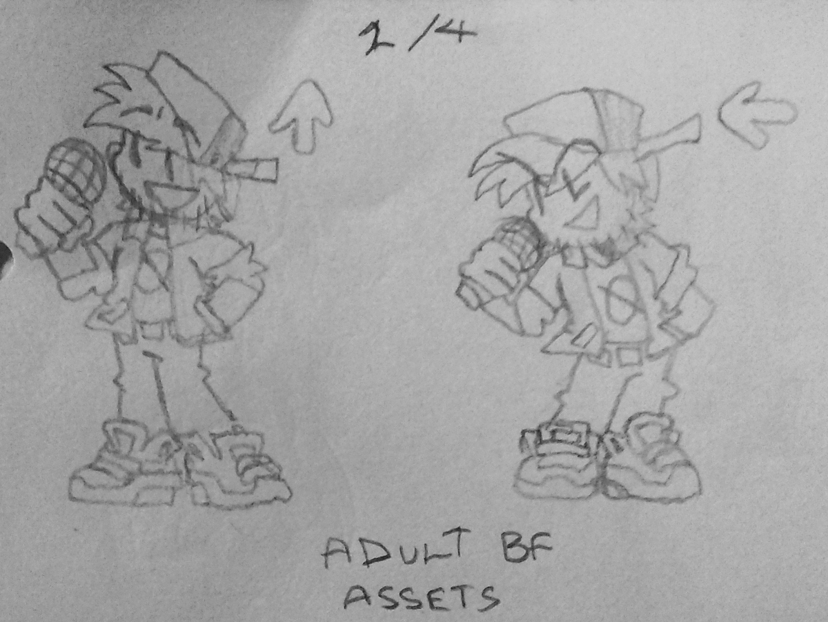 SelinePartyFNF's tweet photo. #fnfmod #fnfmods Concepts of Adult BF, is already make sprites, but, i don´t show them today https://t.co/Tl92jWDbps
