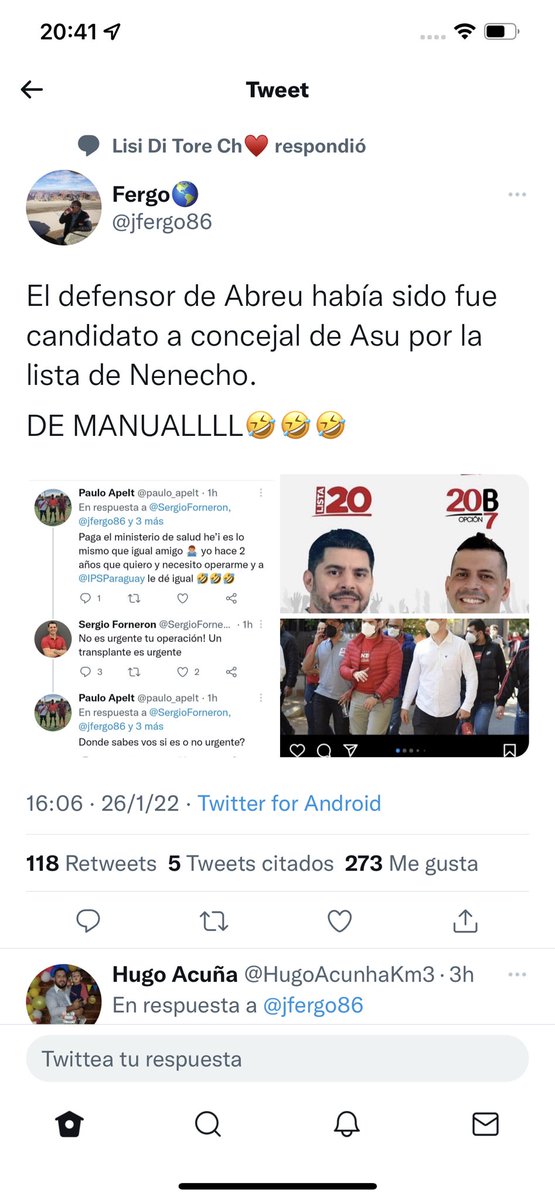 Jajajaja! Había sido fui candidato de la lista de <a href="/nenechopy/">Nenecho Rodríguez</a>