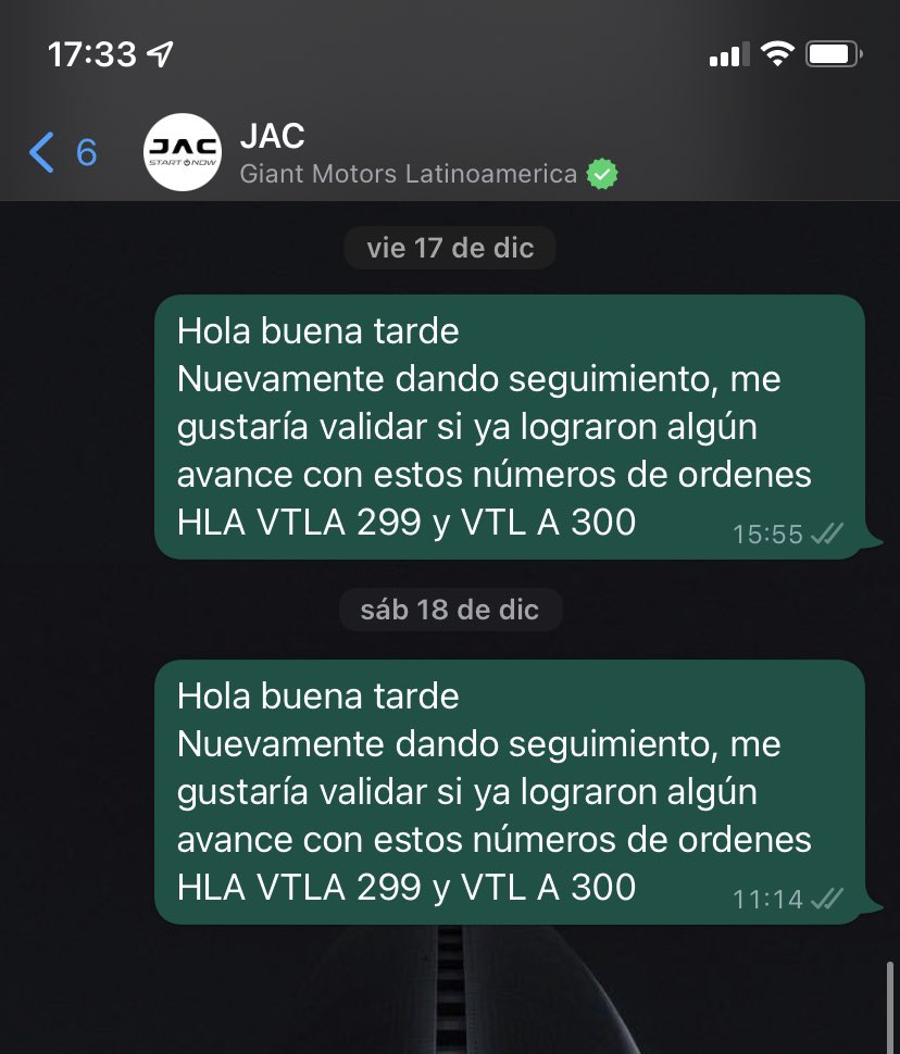 AlancitoVs's tweet photo. @Lonso0 @JACMotorsMX Que bueno que den RT a publicaciones relevantes para ustedes, @JACMotorsMX deberían dar foco a clientes que confiamos en su marca y que en este momento llevo más de 2 y medio en espera de refacciones y sin vehículo. 😡 lo peor que sus medios de contacto no dan solución https://t.co/4eDyR30Qwd
