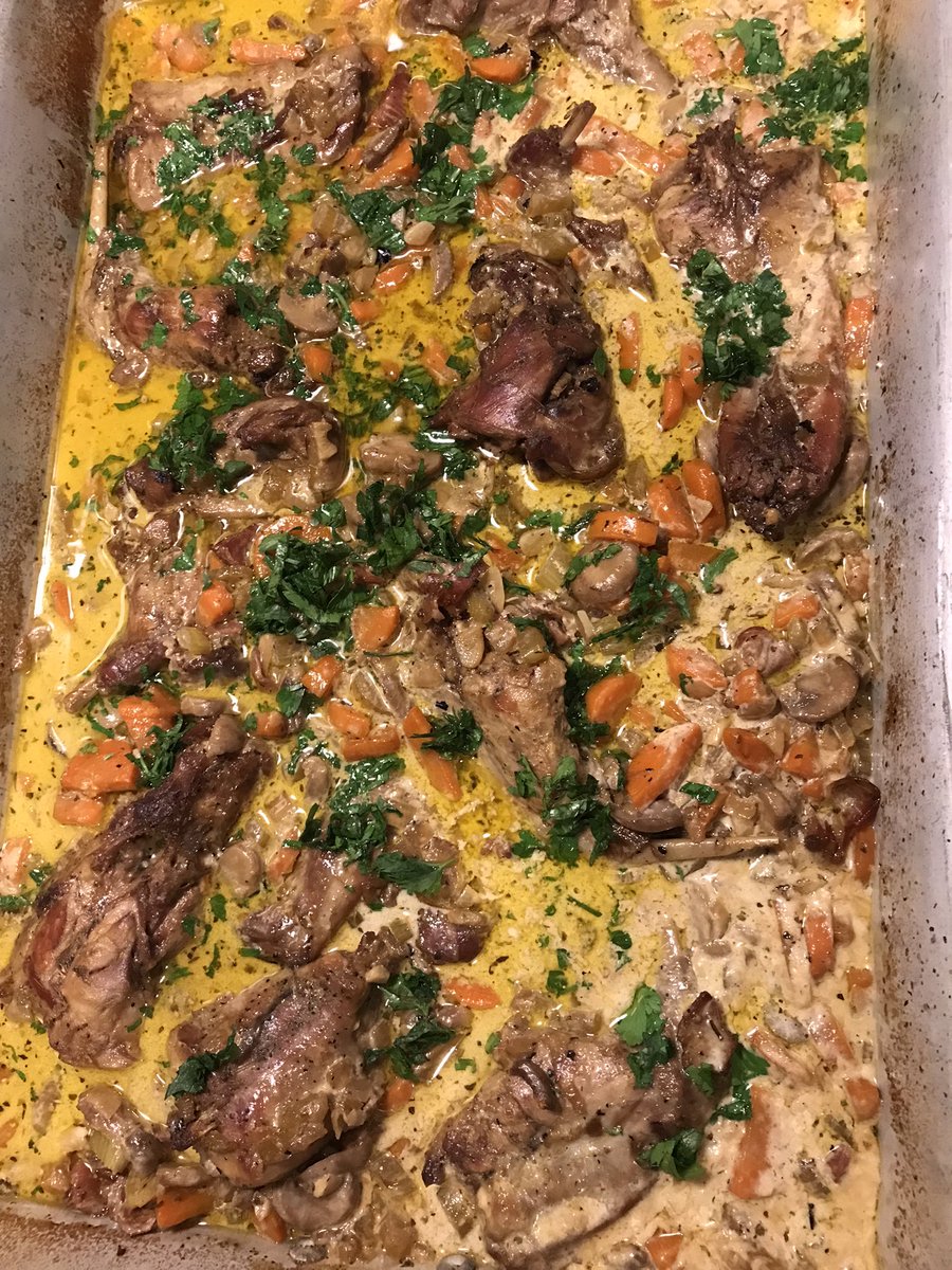JennCoulson's tweet photo. Thanks to Chef Rene Henry and Donata Henry, we had a magical evening and the ate the rabbit dish weβve ever had: swamp rabbit fricassee cooked the traditional French way. #falconry #harrishawk #gametotable https://t.co/Kw8RNWR16y