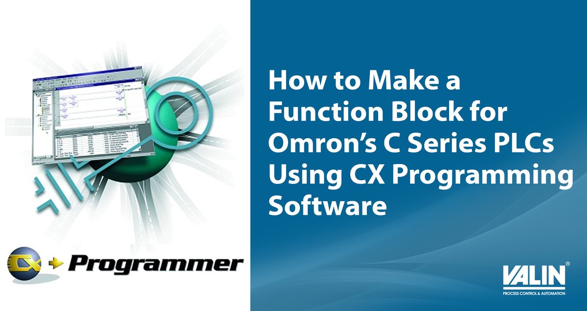 ValinCorp's tweet image. Check out Valin's "How-To" video to learn how to make a function block for Omron’s C Series PLCs Using CX Programming Software.
▶️ ow.ly/NxkO50HF2Nv
#plc #functionblock #automation
@OmronAutomation