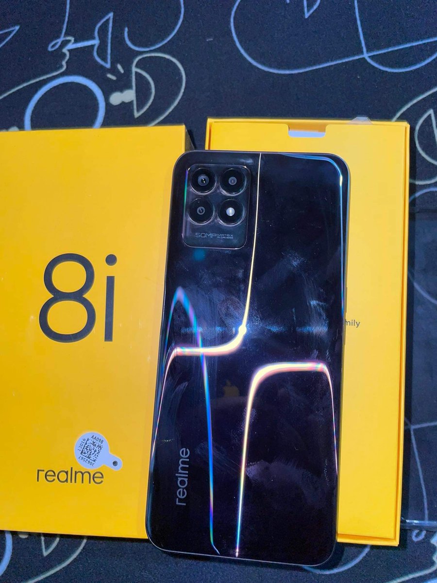 Tannie13l's tweet photo. I am selling my Realme 8i 128GB/6GB Good as new 💯 Original

✅ Bought it for 12000k
✅Selling price is 9k (negotiable)
✅Shipping LBC Nationwide/Meet up (test upon meet up)
✅MOP (gcash/bpi,cash) 

Just bought it last December 8, 2021
... https://t.co/BtjpRuaH36