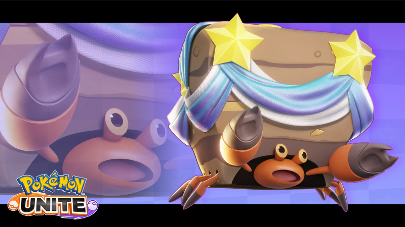 PokemonUnite's tweet photo. What is a star, but a giant Rock-type hurtling through the cosmos? Starry Night Style Crustle is now available in #PokemonUNITE! https://t.co/TeoTUWXscI