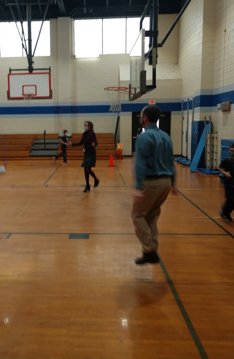 marlowmustangs's tweet photo. @wfrye0326 and @ScottCowan_NC brought their PE skills to Marlow today! Check out Dr. Frye jump roping in 👠 Ginger Rogers would be impressed! @HCPSNC #leadershipmatters #louboutinsponsorready https://t.co/epiuF7ToVt