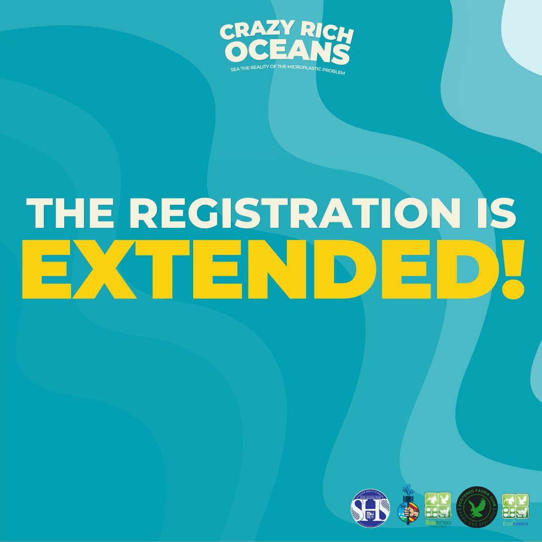 pasglaudatosi's tweet photo. Registration is EXTENDED ⏰

Yes, you read that right.😉

Crazy Rich Oceans invites YOU, 🧑 a fellow Bestree to this one-day camp and explore the vast ocean with us! 🌊🤿

Reserve a scuba gear now! 🥽 https://t.co/z55rRAbUf0

#CrazyRichOceans🤑💅
#SeaTheReality👀🌊 https://t.co/WeLhpHRo5u