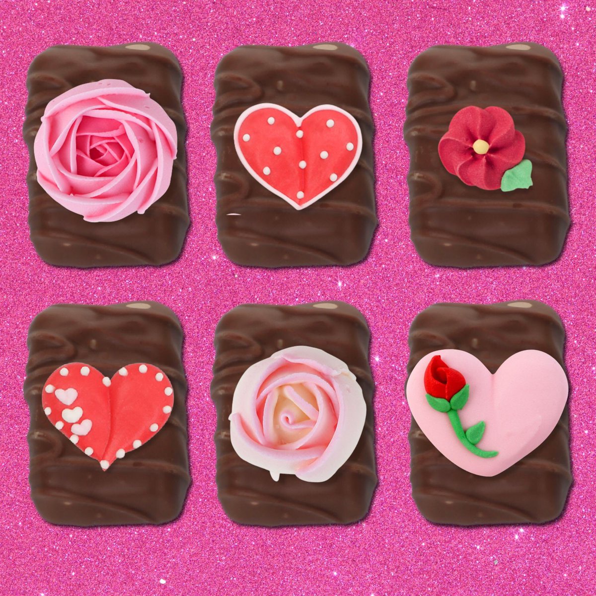 Caljava's tweet photo. Valentine’s Day is coming soon. Stock up on ❤️ Icing Toppers. 100% Edible, Hand Piped, &amp; Ready-to-Use. Styles going fast! https://t.co/e5TBvcp4NE https://t.co/yUvP17p9LV