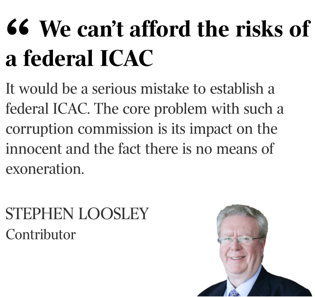 Imagine there wouldn't be too many weapons lobbyists in favour of a #FederalICAC