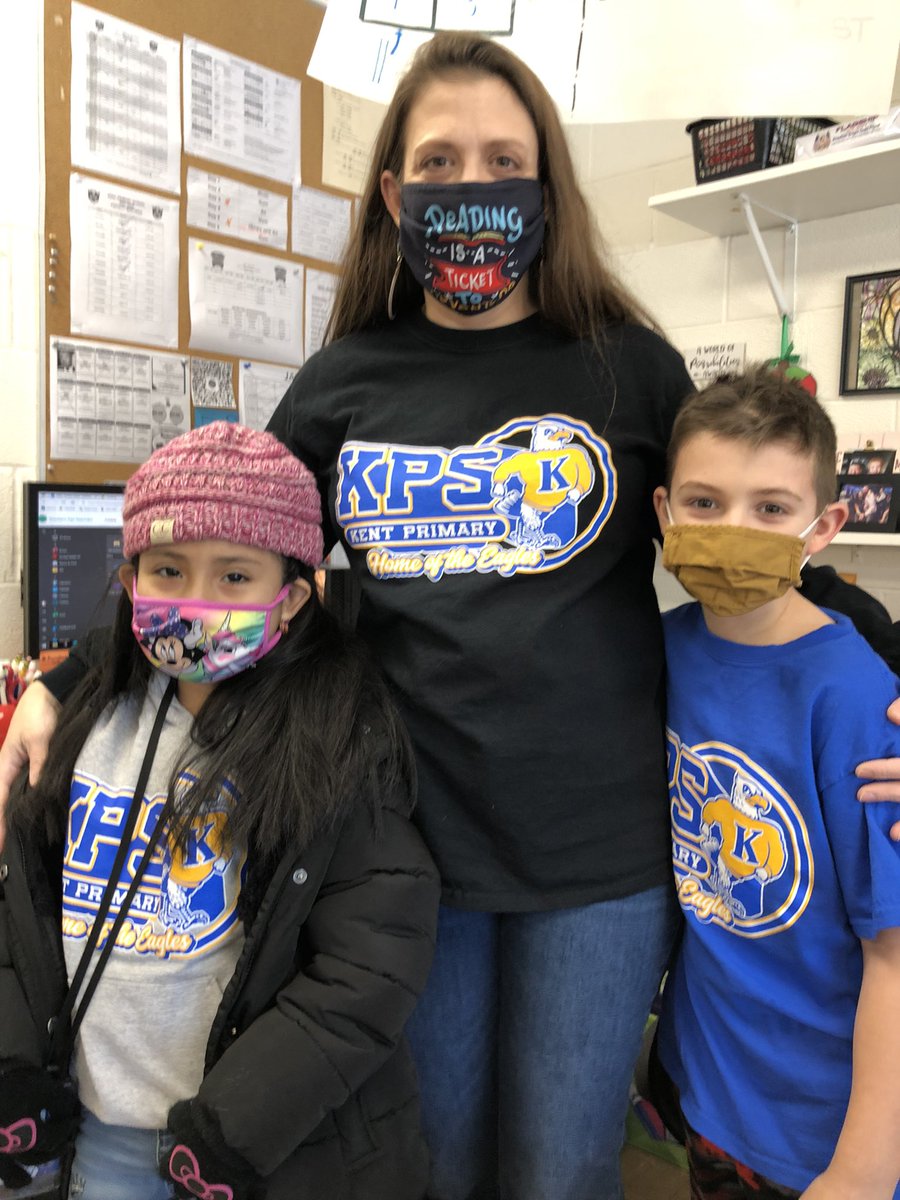 We love KPS!  Showing our KPS pride today!  💛💙