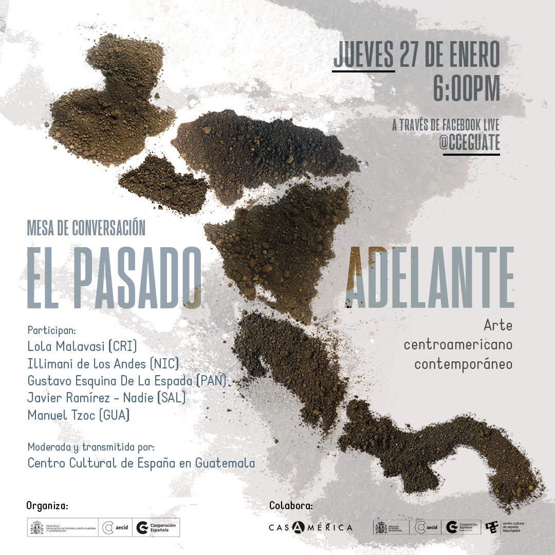CCENicaragua's tweet photo. #Invitación | Esta tarde conectate vía FB Live a la 3ra mesa de conversación de #ElPasadoAdelante, exposición multi-sede de arte contemporáneo presente en #Nicaragua, #ElSalvador, #Honduras, #Guatemala, #CostaRica, #Panamá y #España.

👉 Info: https://t.co/Ff877oK23b https://t.co/yFaYx5Dqjh
