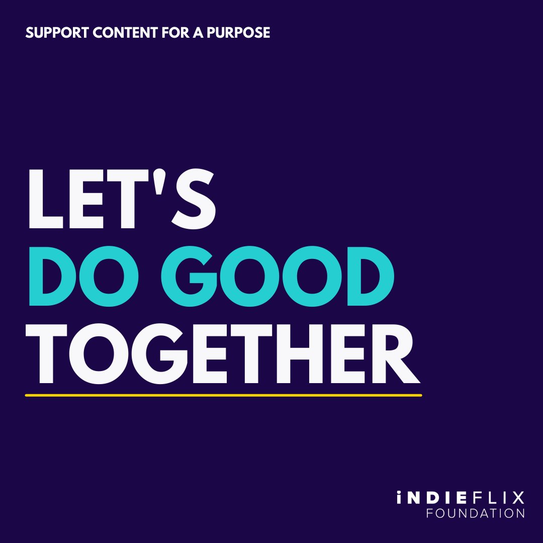 IndieFlix's tweet photo. Now is your chance to make a real difference and help fund content with a purpose. Find out more here: https://t.co/vP91D4Djf8

#indieflixfoundation #donate #mentalhealthawareness #giveback #contentwithapurpose https://t.co/bz1pcGmTsT