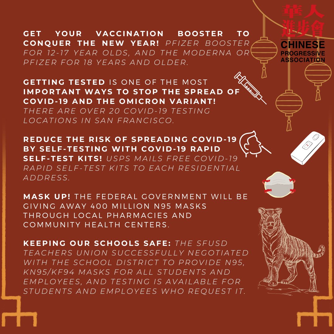 Lunar New Year is less than a week away! We’re excited to usher in the new year w/confidence, strength+determination, we’re reminded that it continues to take all of us to work together to fight against the COVID-19 pandemic. How will you be preparing for the Year of the Tiger?