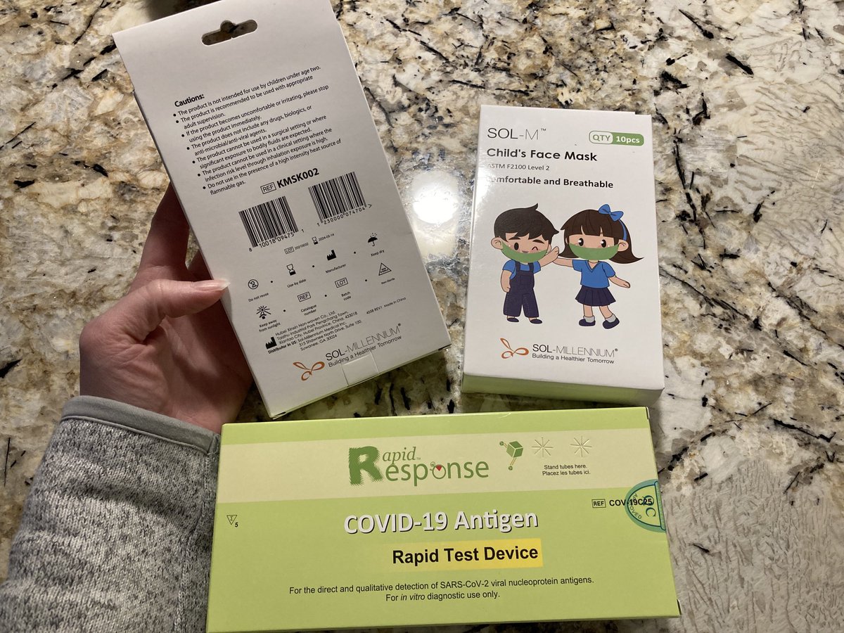 TheFrenchWong's tweet photo. 13 days after students went back to school, my 10yo *finally* got the 😷 & RATs promised by #LaGrangeIsLaGarbage 21 days ago. An extra wk off in Jan so she could sit on her hands. #AbEd is rife w/failure. 488 days until we can #FireTheUCP. Or less… 🤬😈 #AbLeg #AbPoli #AbEdFail https://t.co/4cyZvmlgrn