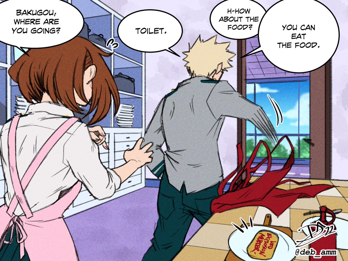 Buuut…didn't Lord Explosion Murder have to go to the toilet?💥😂
#kacchako 