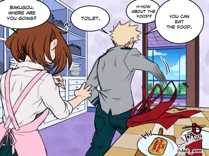 Buuut…didn't Lord Explosion Murder have to go to the toilet?💥😂
#kacchako 