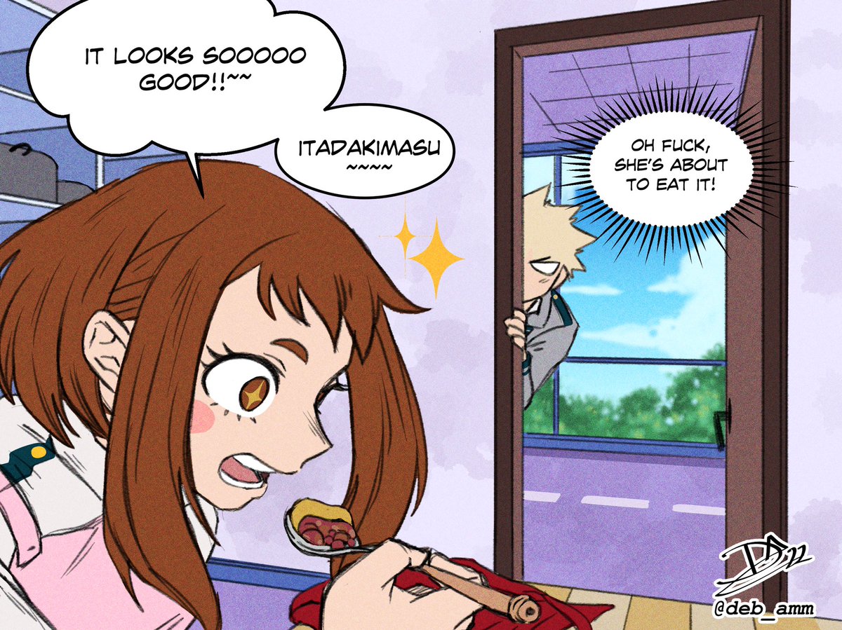 Buuut…didn't Lord Explosion Murder have to go to the toilet?💥😂
#kacchako 