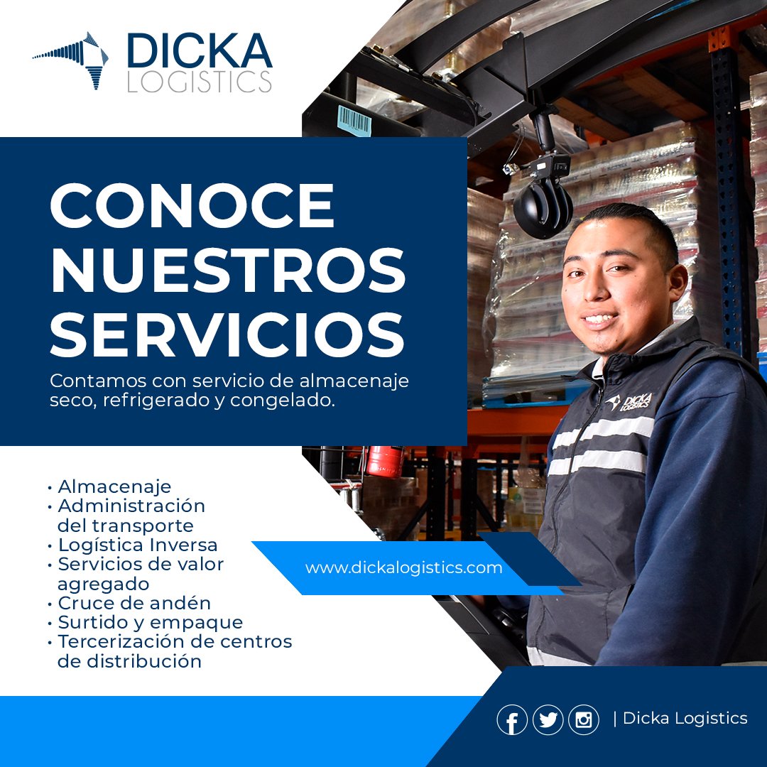 dickalogistics's tweet photo. ¿Estas buscando un socio estratégico en cadena de suministro? 
Brindamos servicios integrales de logística adaptándonos a las necesidades de cada uno de nuestros clientes. 
#Logística #Cadenadesuministro #Operador3pl https://t.co/NkNlmhxQD1