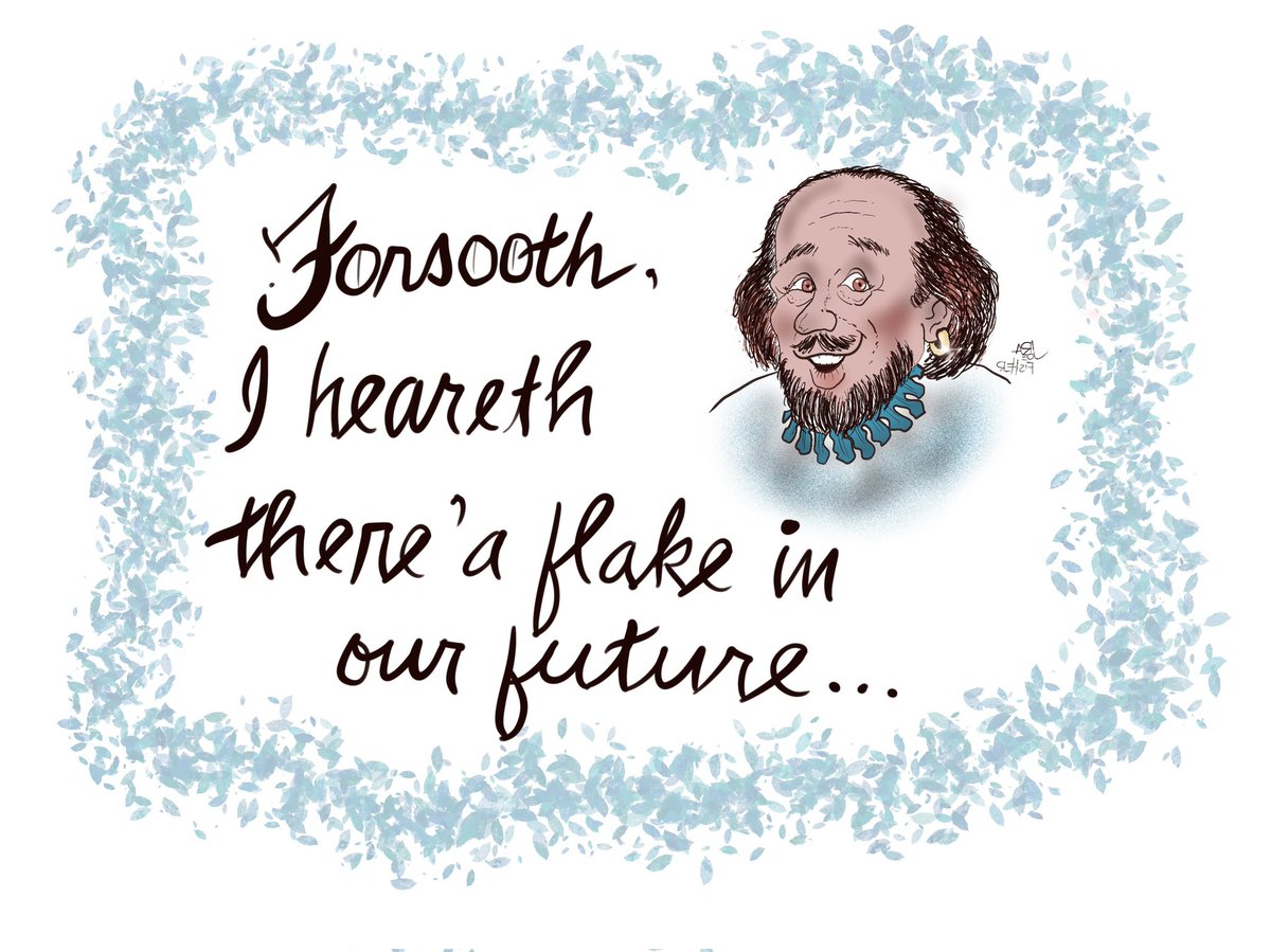 Now to Shakespeare with the weather...