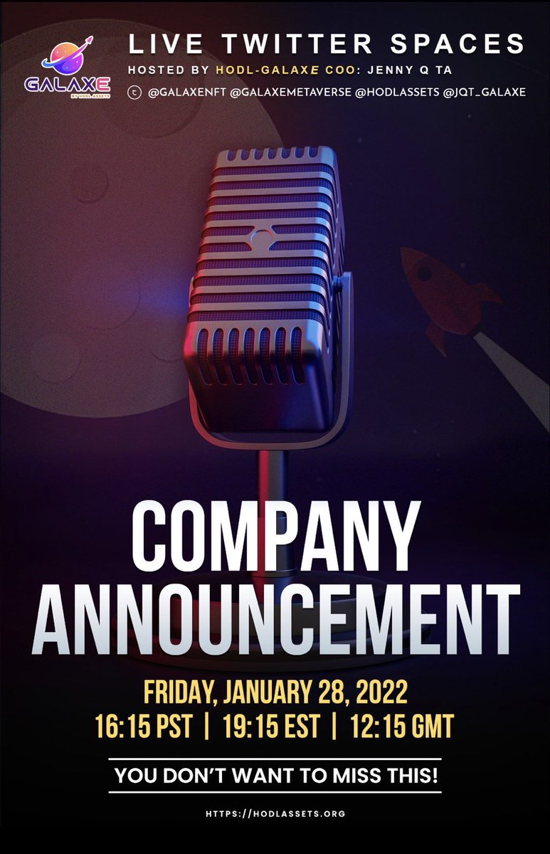 Yalchemsit's tweet image. Something Huuuge this Friday  from The @GalaxeNFT by @HodlAssets ..so Stoked 🤸🏽‍♂️🔥@Hodlassets @lennyshots @GalaxeNFT @ralph_banigo
 #Nft #metaverse #meta #nftmarketplace