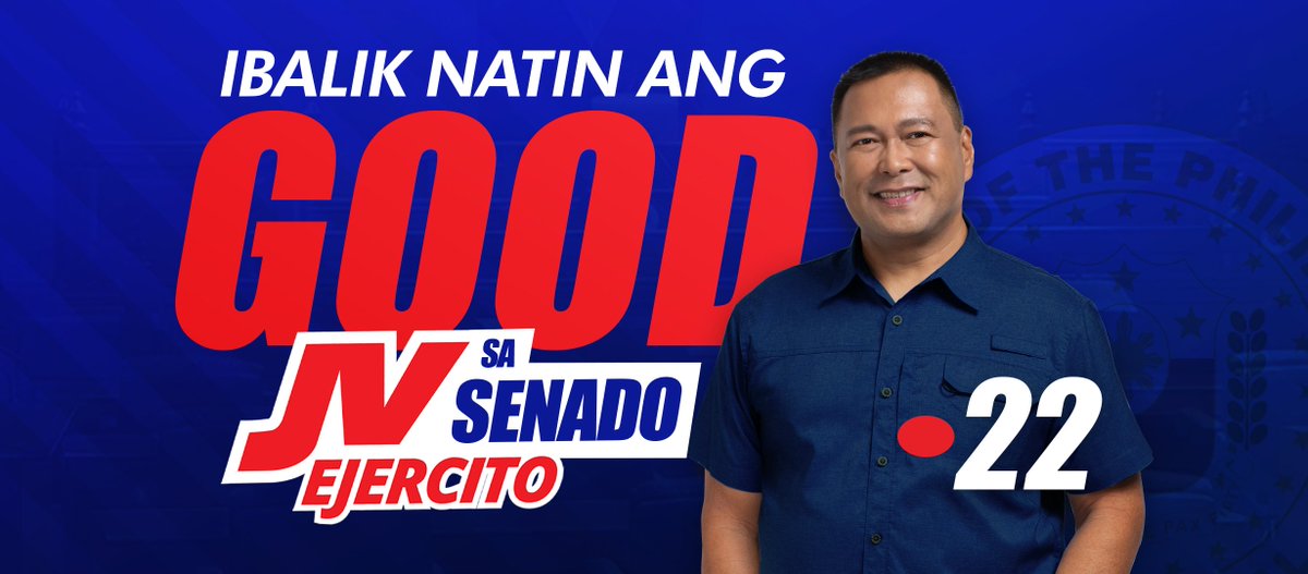 jvejercito's tweet photo. Ibalik po natin ang 'The Good One' sa Senado!
#JVisTheGoodOne #TheGoodOne #TheGoodTeam https://t.co/5RaSqLNNgI
