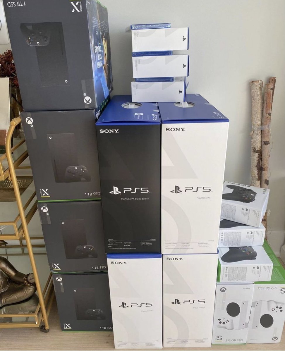One person who likes❤️, Retweet🍀, Follow👍, and @ 1 person will have a chance to win one of these consoles ! picking in 24 hrs