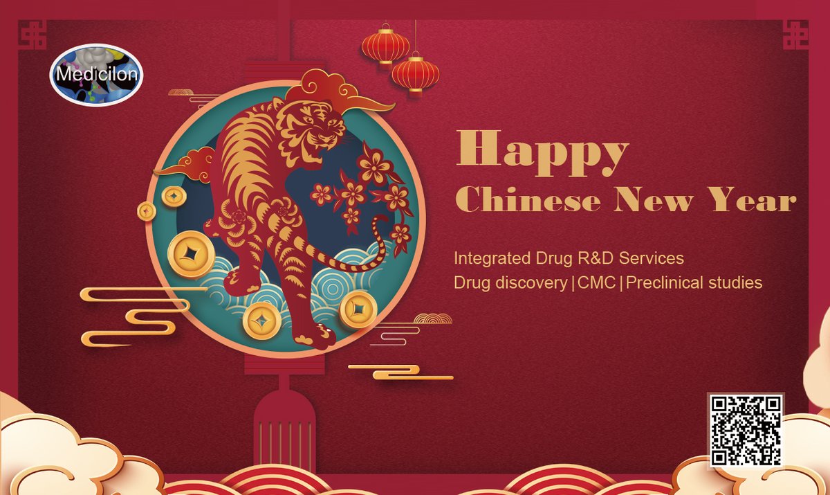 Medicilon's tweet photo. Happy Chinese New Year!!
#medicilon #CNY2022 #drugdiscovery #chemistry https://t.co/Z7hoPfVX5f