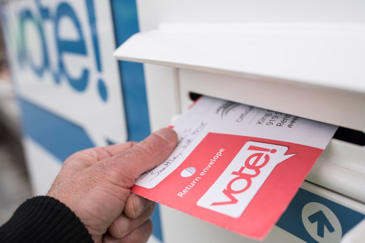 Don't wait. Return your ballot today!

You can stick it in the mail - no stamp needed - or return to one of our 74 drop boxes. 

Find your nearest drop box at kce.wiki/dropbox!