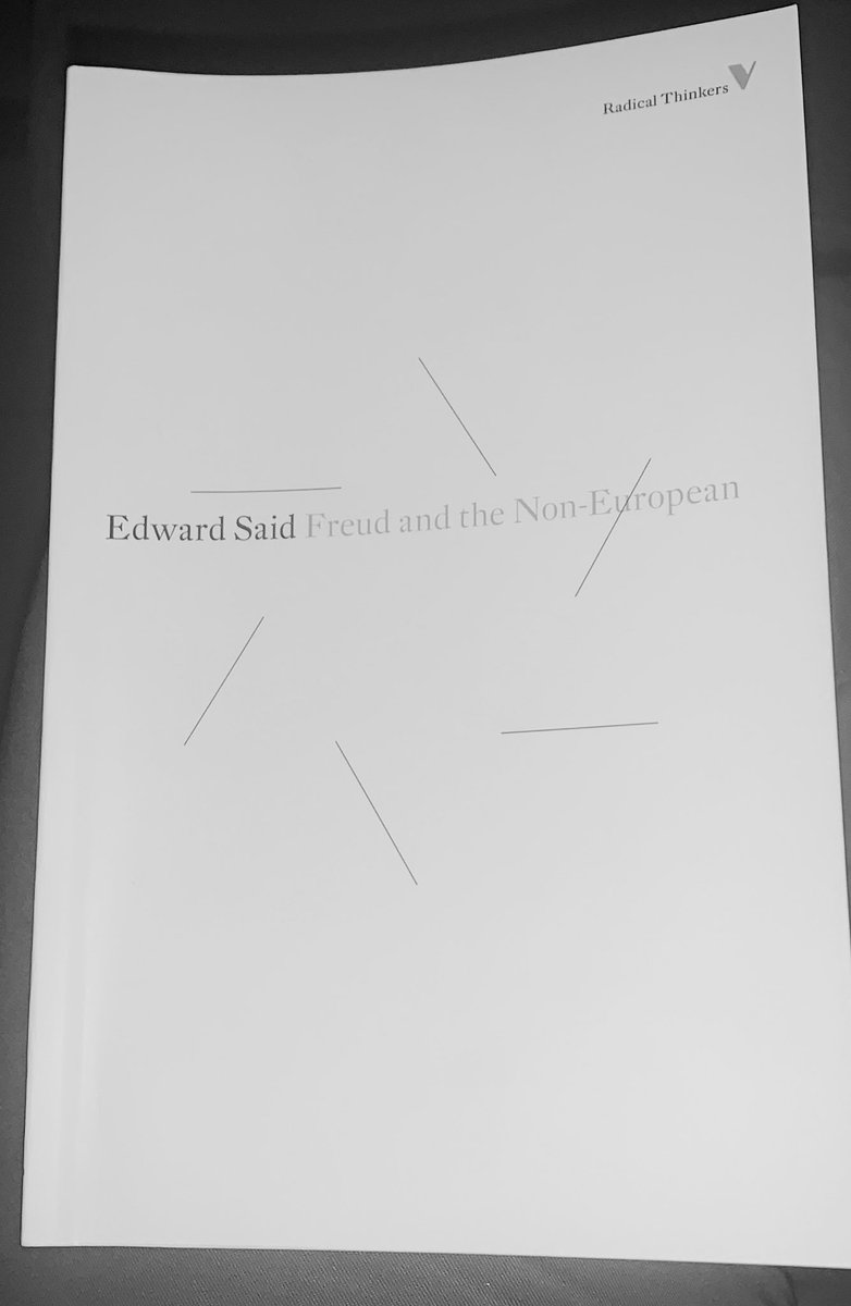 decolonialpsych's tweet photo. revisiting this enjoyable text before my talk this Saturday.
comment below with your favorite emoji if you’re planning to virtually be there. #Freud #psychoanalysis #EdwardSaid #JacquelineRose https://t.co/2imn8Amy0A