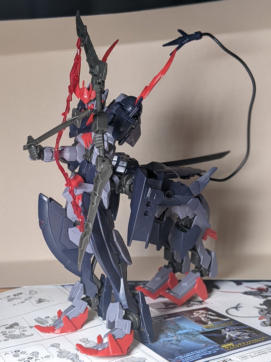 GobbieLynne's tweet photo. Am I good horse son now Mother?
"Neigh, you are PERFECT horse Son"

#Barbataurus #horseson #gunpla #gundam #centaur https://t.co/9fOiho44MI