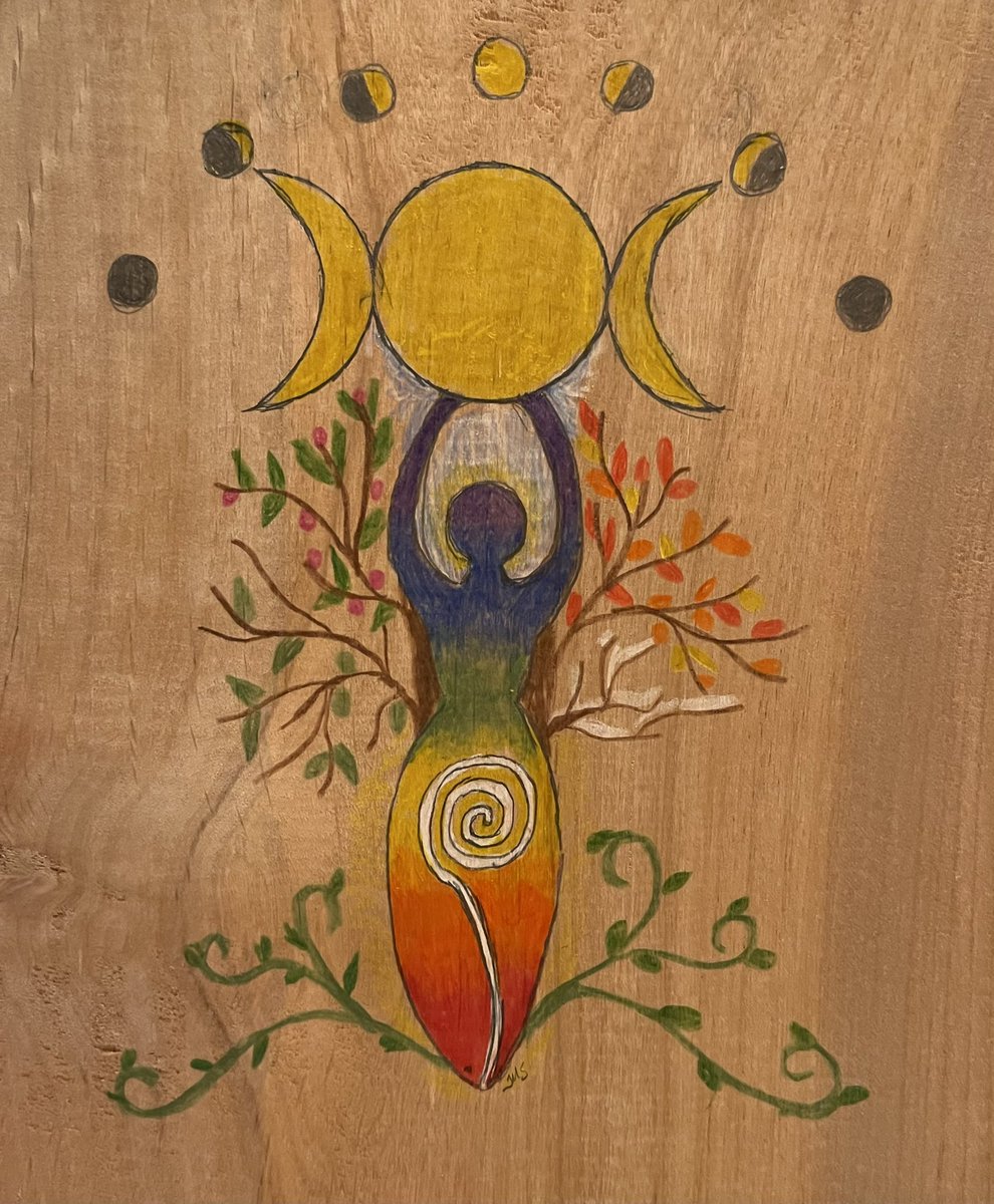 winterseverus's tweet image. Made a Goddess drawing too! #altardecor #wicca #witchcraft #goddess #witchesoftwitter