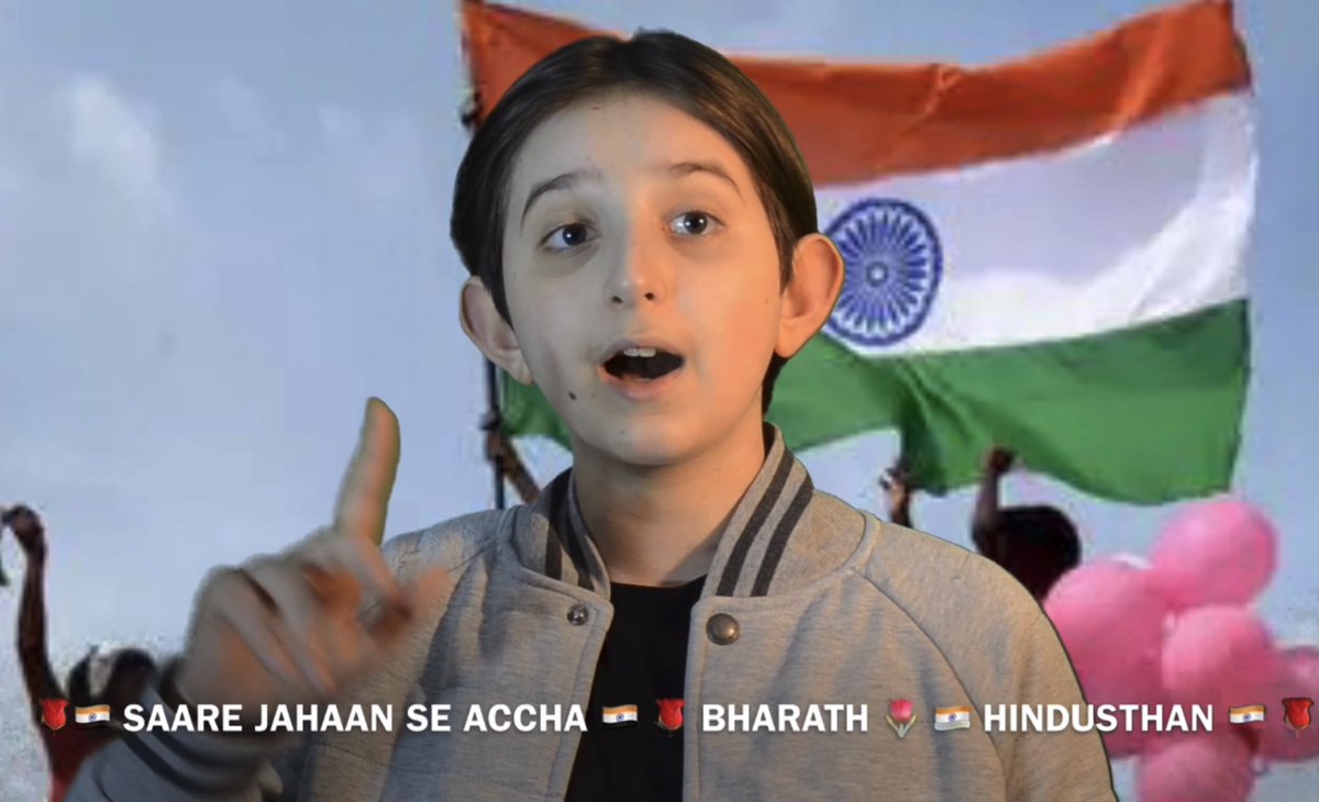 ZachZachPoland's tweet photo. Hello Honourable PM @narendramodi Sir🙏
Am Zbigs 12 years from Poland
I love INDIA'S rich Tradition, Culture &amp; Heritage❤️
I sent Greetings to All INDIANS on #RepublicDay by singing #SareJahanSeAcha
I expected it be SEEN by yourself and by All, but..🙁
Hope my Tweet Reaches You😊 https://t.co/XmG9RujBRy