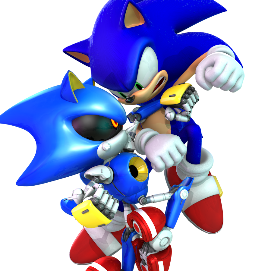 Nibroc.Rock on X: Here's a new Metal Sonic 3.0 artwork for Sonic Rivals 2  anniversary, this is my most menacing render of him yet~   / X