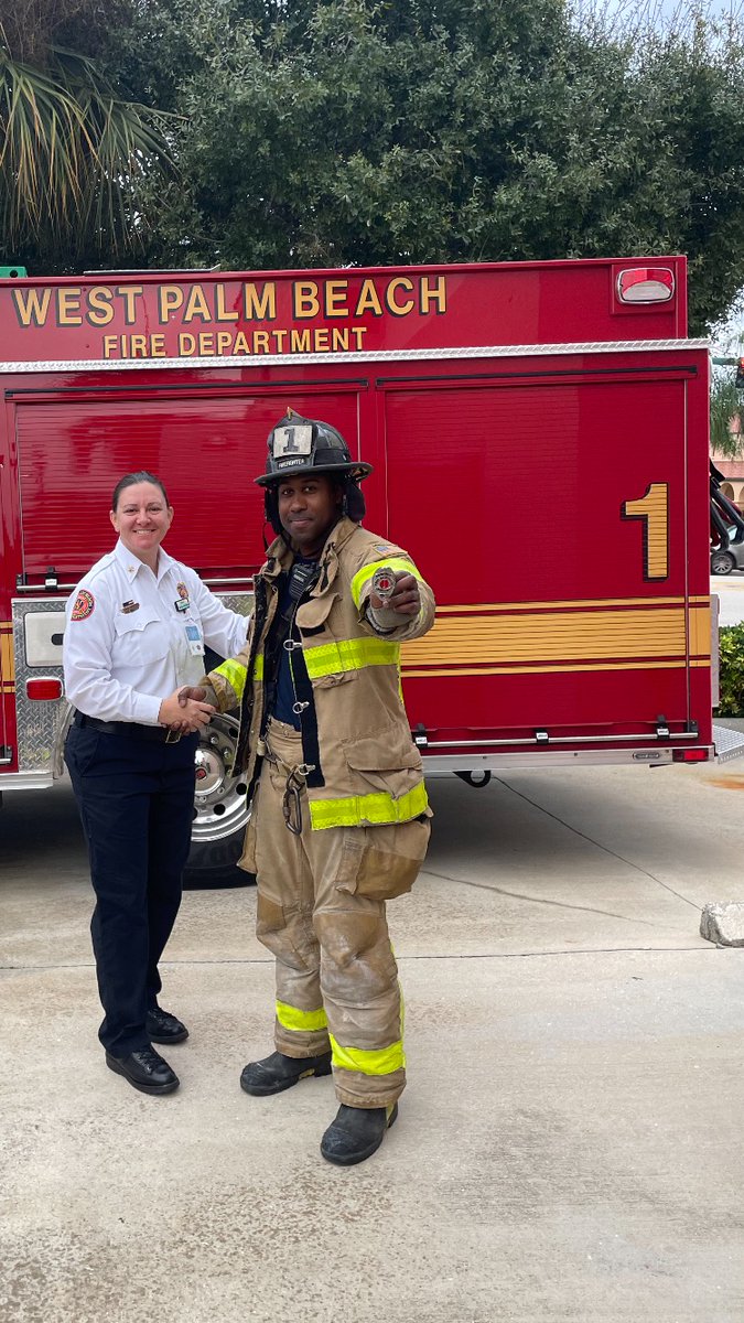 The West Palm Beach Fire Department congratulates Steven McGee on his well-deserved promotion to Lieutenant. #since1894 #LT