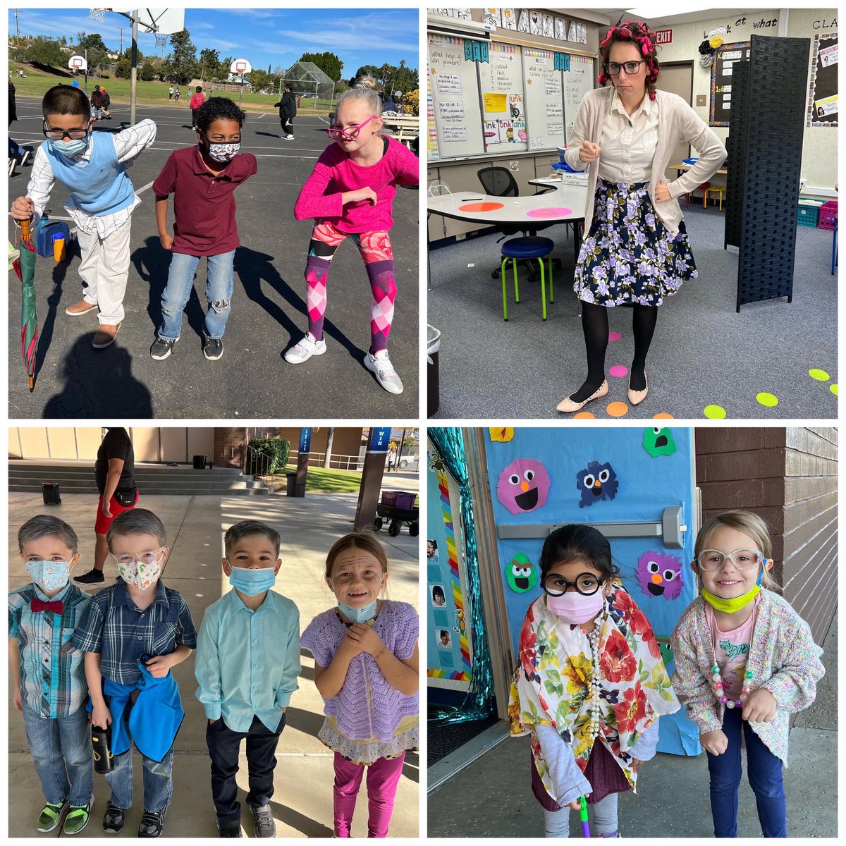 LaPalomaElem's tweet photo. It’s the 100th day of school! #fuesd #lapalomawolves https://t.co/IyyFWgzbXj