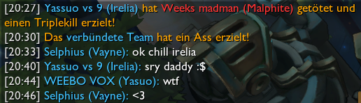 SelphyMelody's tweet image. wieso sind selbst meine league chats so